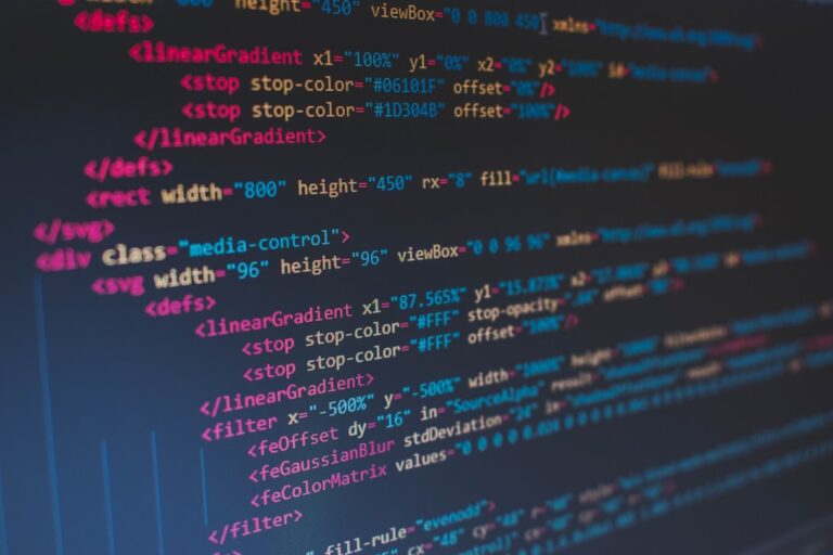 HTML and website code representing technical preparation for AI search and answer engines